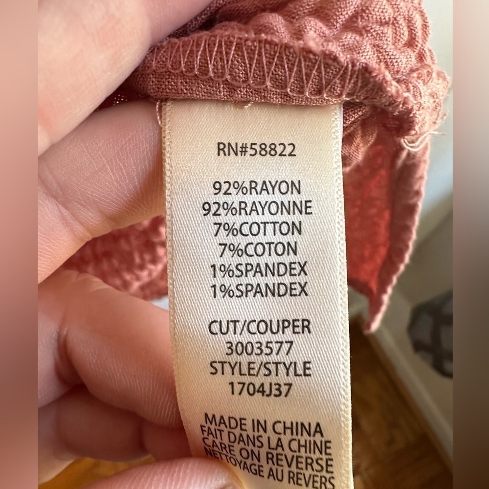 NWT Max Studio Coral Button Down Collared Women’s… - image 11